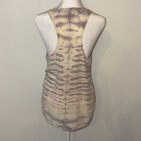 Gypsy 05 silk tie dye racerback tank top - Picture 2 of 3